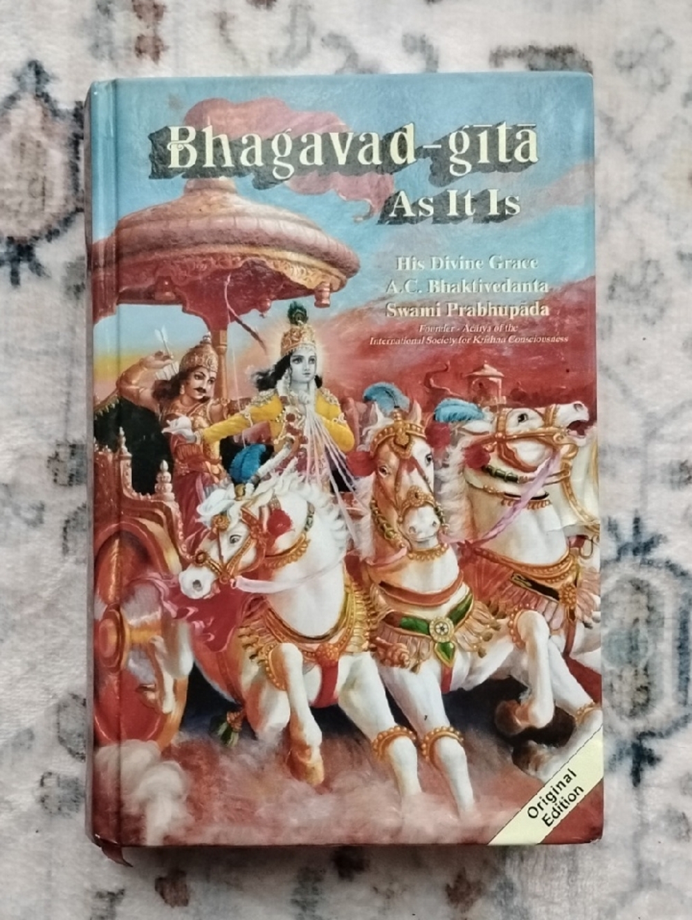 Bhagavad-gita As It Is Hardcover - Illustrated Cover, Multicolor